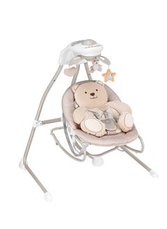 cam Portable Evo Baby Infant Swing, Rocking Rocker, Motion Baby, With Support And Safety, Cradle From 0- 9 Kg - Moon Bear  - Image 1