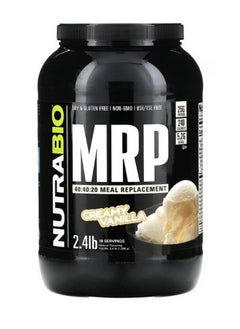 NutraBio MRP 40:40:20 Meal Replacement Creamy Vanilla 2.4 lb 1096 g  - Image 1