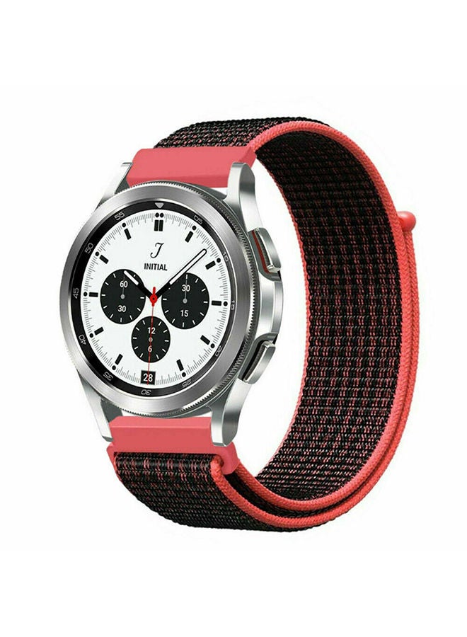 O Ozone Nylon Strap Compatible With Samsung Galaxy Watch 3 45mm / Galaxy Watch 46mm / Gear S3 Frontier / Classic / Watch GT 2 46mm Bands 22mm Soft Nylon Replacement Wristband for Women Men-Plum - Image 1