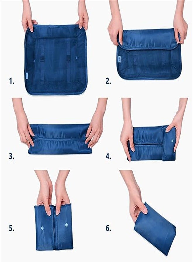 Goolsky 6 travel sets, durable packaging box, with motivational records, including clothing, underwear, shoes, cosmetics, and toiletries, convenient and stylish storage - Image 3