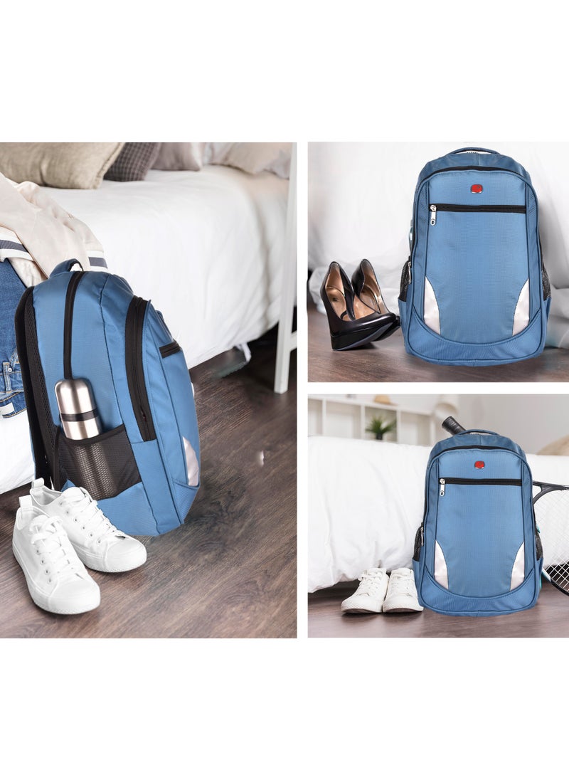 NEW TRAVEL New Travel School Backpack size 20 inch Fabric color Blue  - Image 3