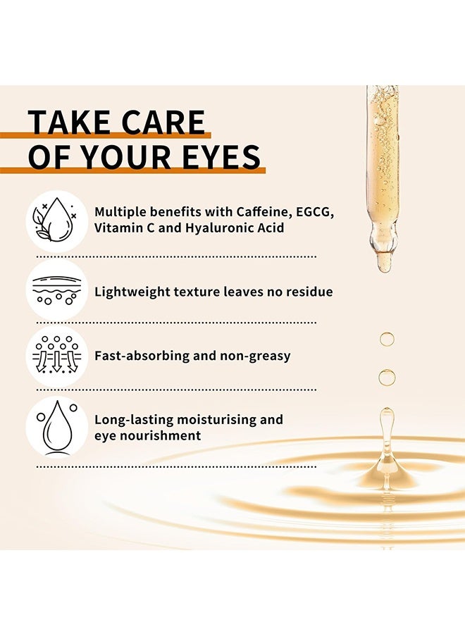 KOEC Caffeine Solution 5% + EGCG,Reduces Appearance of Eye Contour Pigmentation and of PuffinessSolution 30ml - Image 2