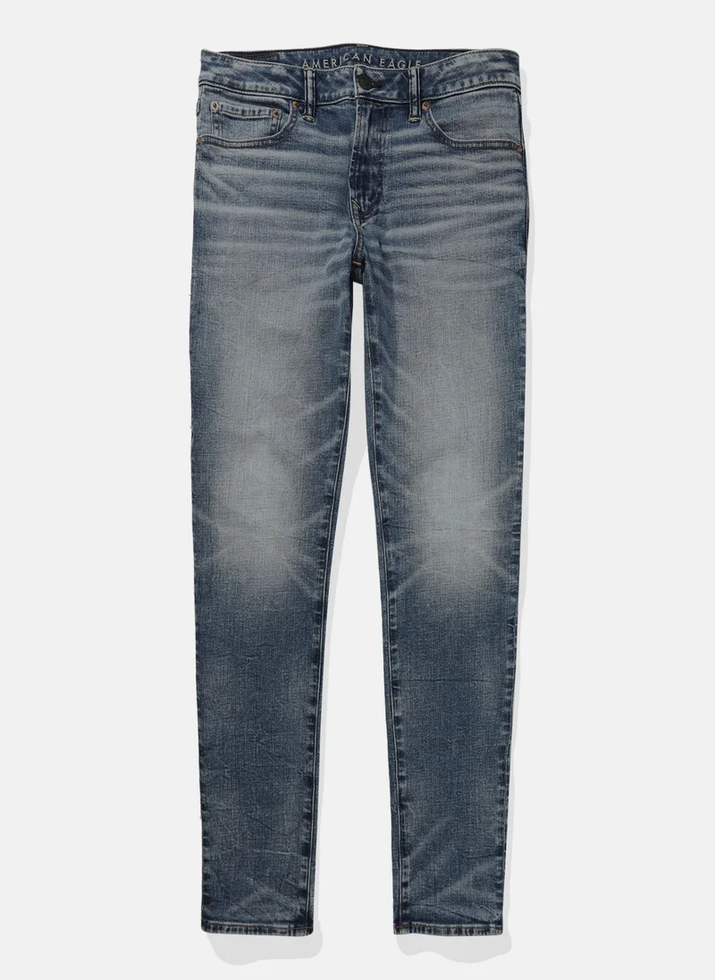 امريكان ايجل Mid Wash Skinny Fit Jeans