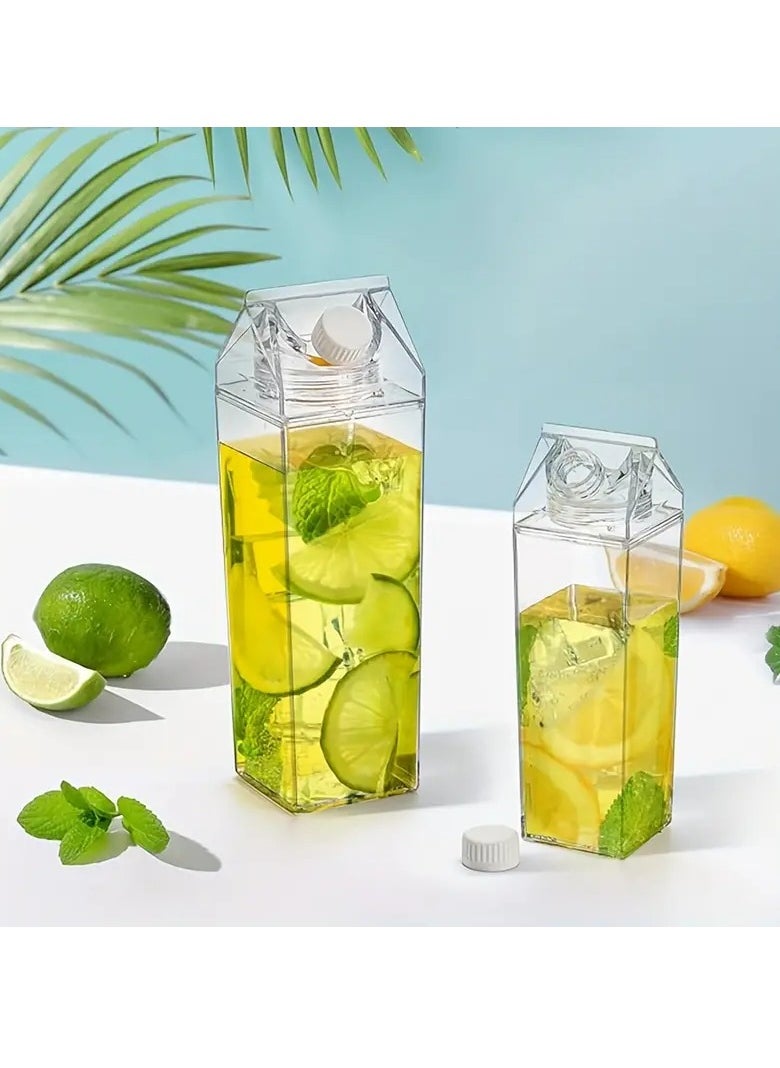 Homesmiths Plastic Milk Bottle, Reusable Milk and Juice Jug, Transparent, Rotatable Seal for Freshness, Perfect for Office, Camping & Kitchen Use, BPA-Free Container- 500ML  - Image 4
