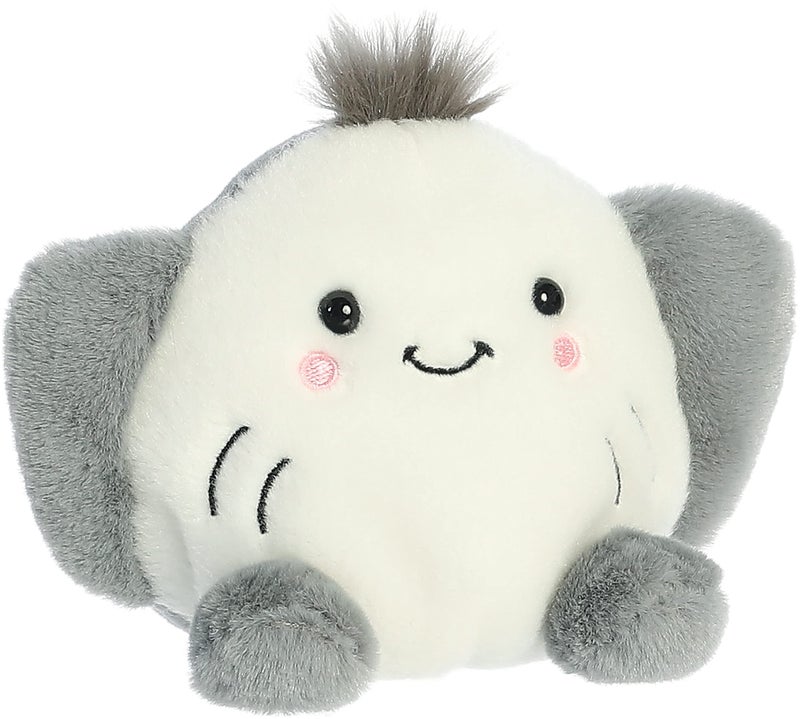 Aurora Adorable Palm Pals Flapjack Stingray Stuffed Animal  PocketSized Play  Collectable Fun  White 5 Inches - Image 2