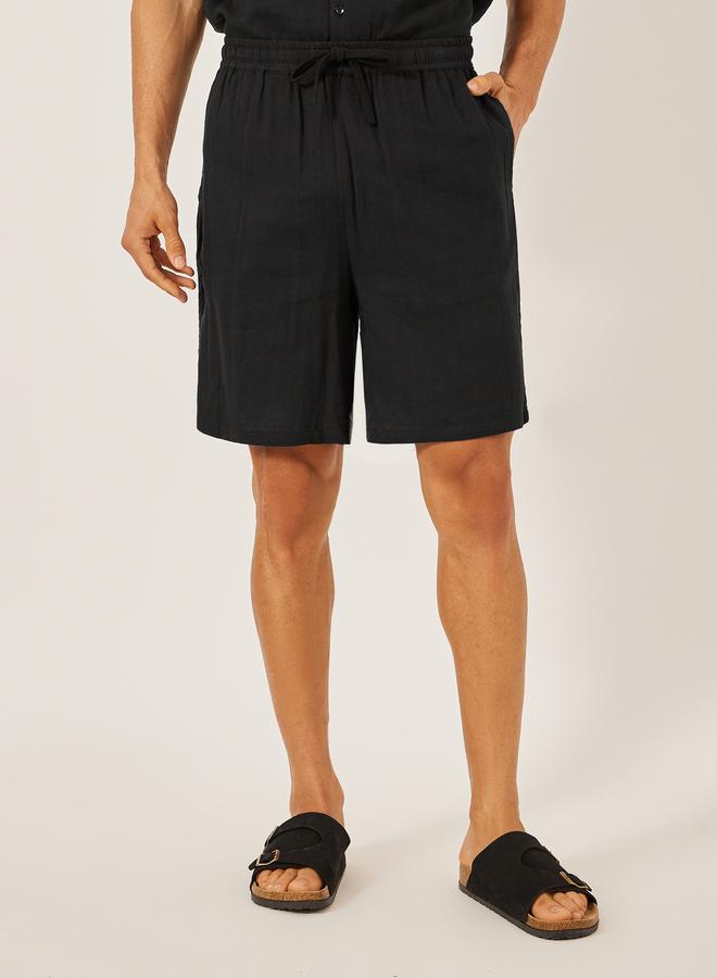 Styli Styli Solid Short Sleeve Relaxed Fit Shirt and Shorts Co-Ords  - Image 5