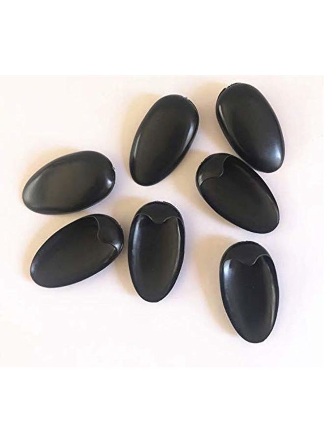 vipolish 3Pairs Black Plastic Ear Protector Caps Water-proof Hairdressing Ear Covers Hair Dye Earmuffs Ear Caps Professional Salon Hair Coloring Tools DIY Accessories for Bathing Shower SPA - Image 5