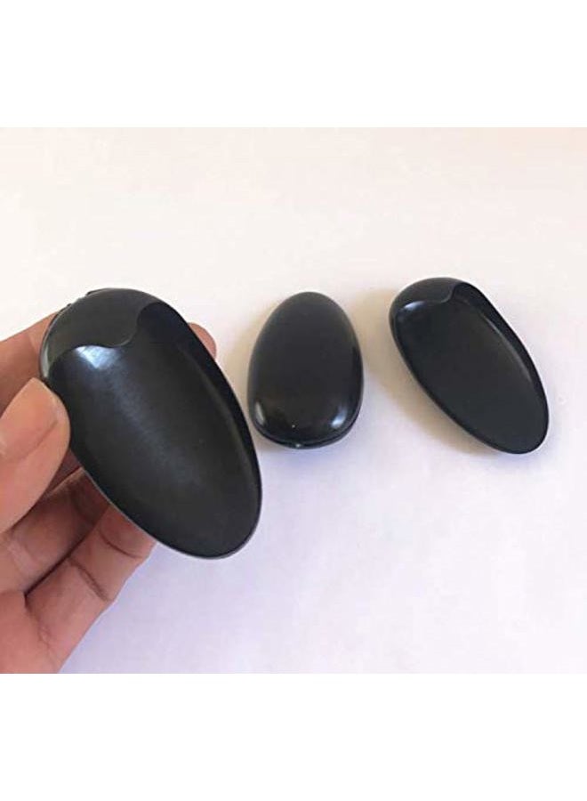 vipolish 3Pairs Black Plastic Ear Protector Caps Water-proof Hairdressing Ear Covers Hair Dye Earmuffs Ear Caps Professional Salon Hair Coloring Tools DIY Accessories for Bathing Shower SPA - Image 4