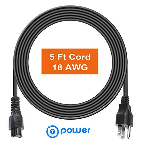 T POWER 5FT Long 3 Prong TV Power Cord for LG LED LCD Smart 1080p HDTV 32LB5600 42LN5400 42LB5600 42LN5700 42LN5300 47LB5800 50LB5900 55LB5900 Heavy Duty AC Wall Plug Cable - Image 3