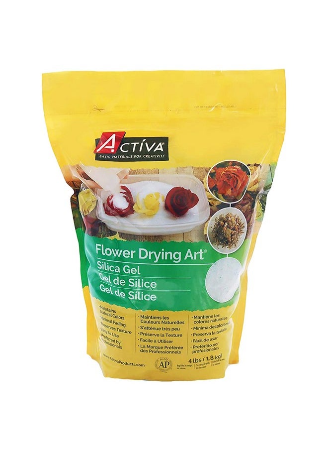 Activa - Art Silica Gel, 4 Pounds Flower Drying Compound, White - Image 1