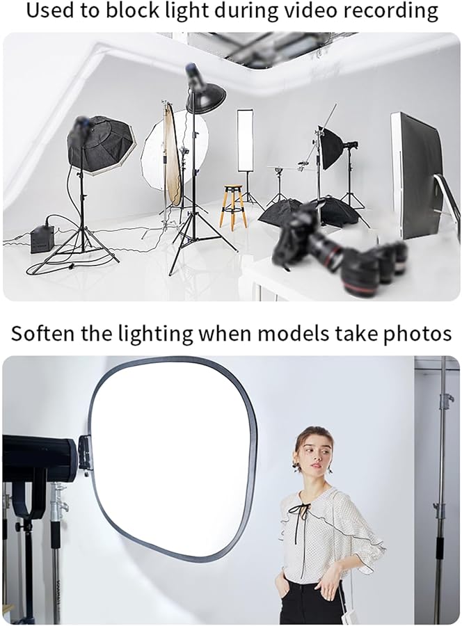60x75cm Foldable Soft Light Panel Diffuser With Storage Bag For Portrait Product Photography Video - Image 3