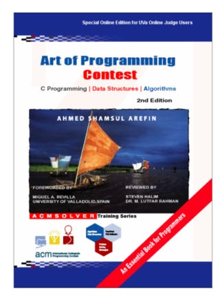 The Art of Programming Contest is a comprehensive book by Ahmed Shams Al Arefin, which aims to train students to compete in programming competitions, especially the ACM International Collegiate Programming Contest (ICPC). - pzsku/Z33C0460257E98B8C8CD3Z/45/1761166698/adadbf7d-5e4b-4182-9ff4-c85f928daf11