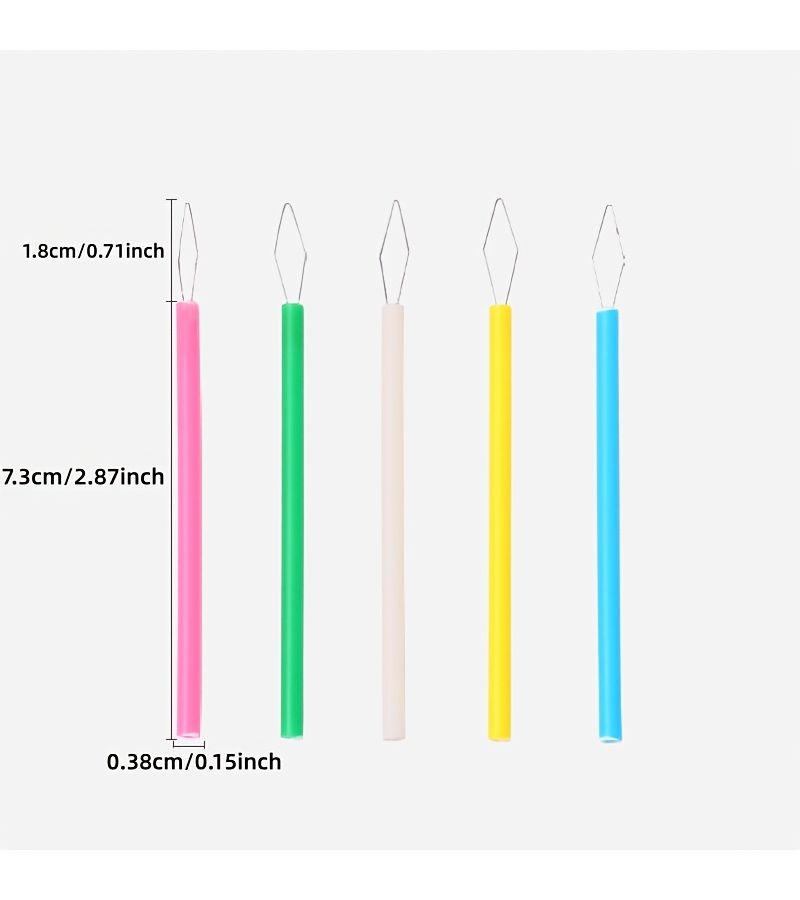 10 قطع من مجموعة أدوات الإبرة والخيط، إبرة أسطوانية طويلة لماكينة الخياطة - Image 3