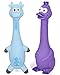 SCHITEC Squeaky Dog Toys 2 Pack Squawking Latex Toy with Interactive Squeaker Squeak Rubber Duck Chicken for Medium Small Dogs - Image 3