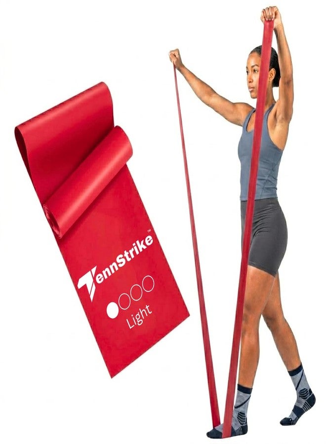 Tennstrike Pilate Resistance Bands for Workout & Stretch | for Gym, Home Toning Exercise, Yoga, Pilates, Stretching & Physiotherapy | Durable Latex Band for Men & Women (Light) - Image 1