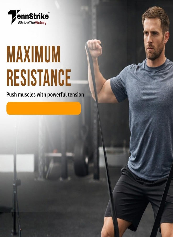 Tennstrike Pilate Resistance Bands for Workout & Stretch | for Gym, Home Toning Exercise, Yoga, Pilates, Stretching & Physiotherapy | Durable Latex Band for Men & Women (Light) - Image 4