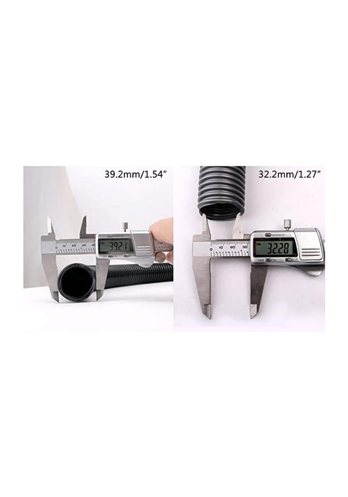 AQ AQSON ملحق خرطوم مرن AQSON 38 مم × 2 متر لتنظيف المكانس الكهربائية - رمادي - Image 4