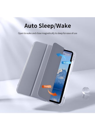 Case for iPad (A16) 11th 11 inch 2025 Gen iPad 11 Case/Case For iPad 10th Gen Case 2022 iPad 10 Case Slim Stand Clear Transparent Shell Back with Pencil Holder Smart Cover for 11" iPad 11th 2025/10.9"iPad 10th Gen 2022 - view 5