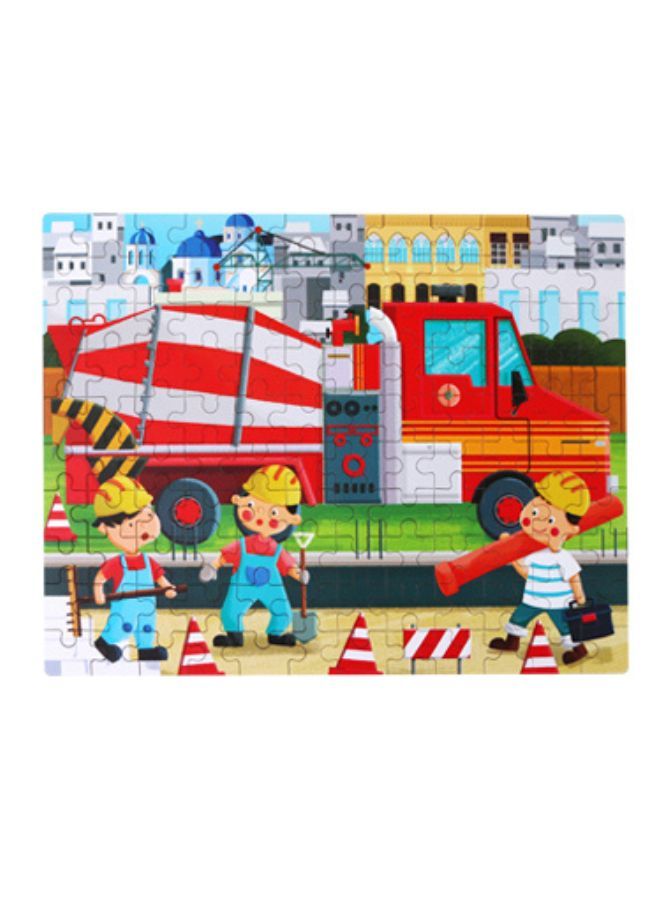 ألعاب تركيب خشبية 120 قطعة حيوانات كرتونية من حكايات خرافية للأطفال مجموعة تعليمية مبكرة من مونتيسوري هدية للأطفال، بناء - Image 2