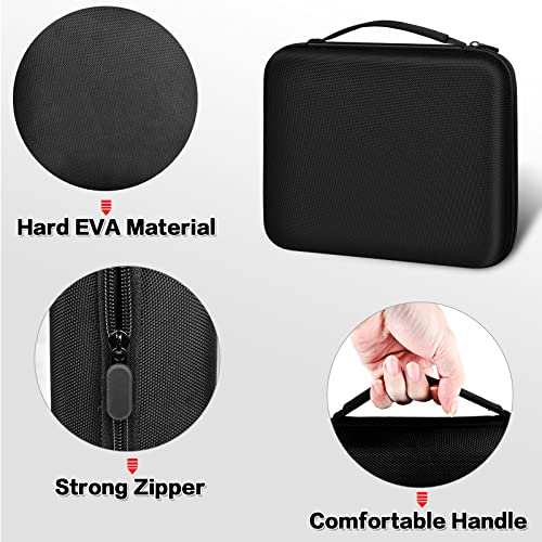 Comecase Case Compatible with Halo Bolt Air 58830 Mwh/for ACDC Max 55500 mWh/for Air+ Portable Emergency Power Kit with Dividers, Jump Starter Storage Holder Bag for AC Inverter and Accessories-Black - Image 3