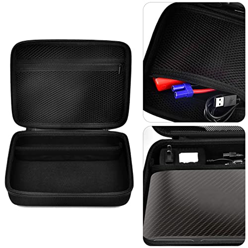 Comecase Case Compatible with Halo Bolt Air 58830 Mwh/for ACDC Max 55500 mWh/for Air+ Portable Emergency Power Kit with Dividers, Jump Starter Storage Holder Bag for AC Inverter and Accessories-Black - Image 4