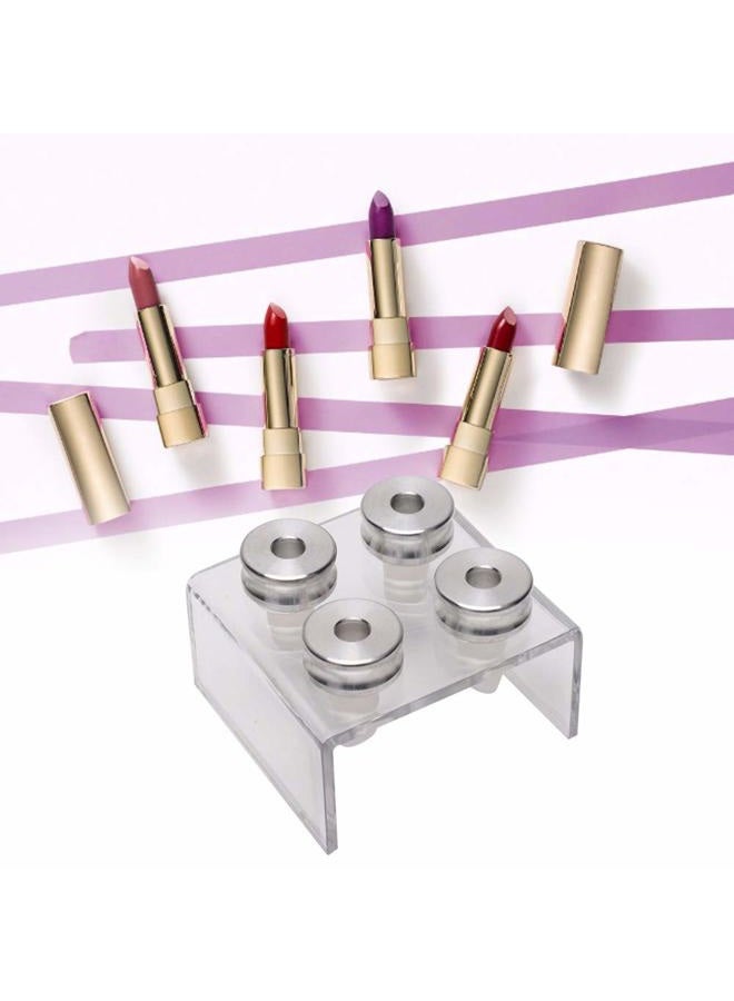 TARSHYRY Diy Lipstick Maker Mold, Lip Balm Make Tool Kit,9Mm Beak Lip Gloss Making Lipstick Balm Maker Making Tool Diy For Lipstick Accessories (9Mm Four Holes) - Image 2