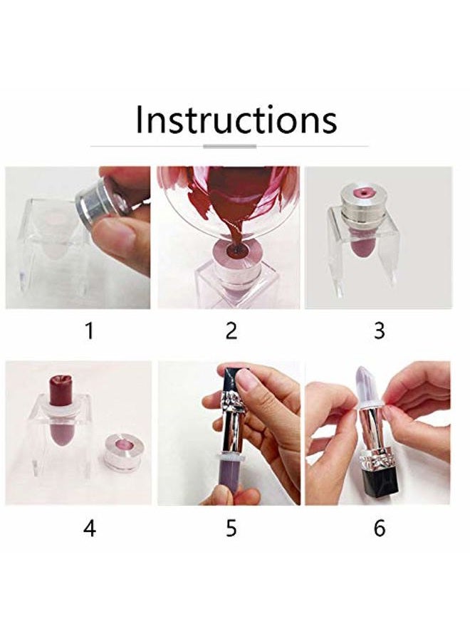 TARSHYRY Diy Lipstick Maker Mold, Lip Balm Make Tool Kit,9Mm Beak Lip Gloss Making Lipstick Balm Maker Making Tool Diy For Lipstick Accessories (9Mm Four Holes) - Image 4