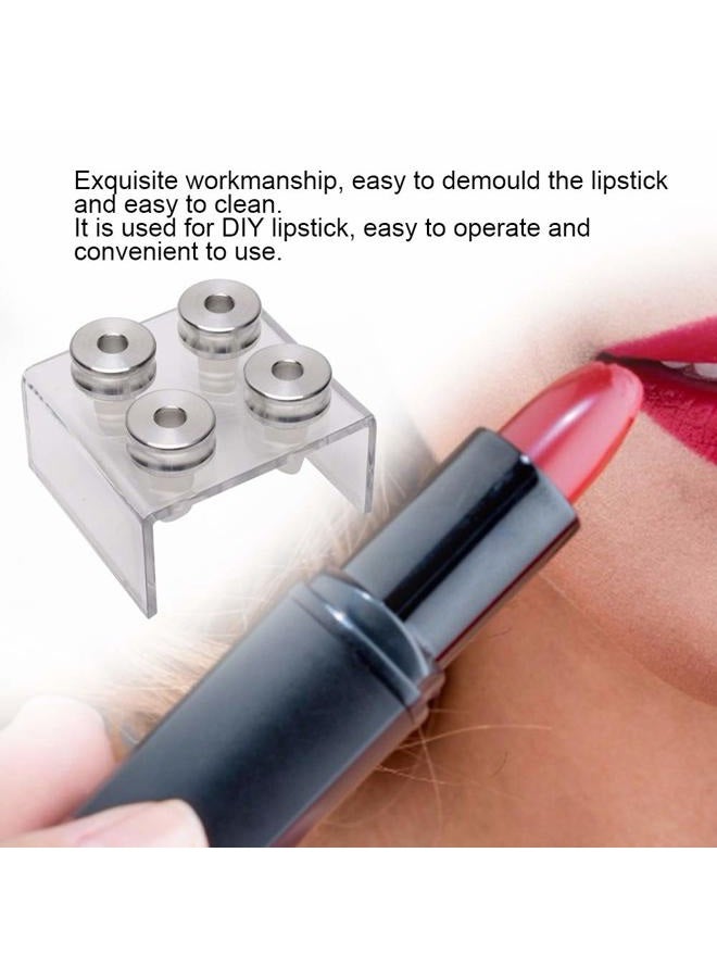 TARSHYRY Diy Lipstick Maker Mold, Lip Balm Make Tool Kit,9Mm Beak Lip Gloss Making Lipstick Balm Maker Making Tool Diy For Lipstick Accessories (9Mm Four Holes) - Image 3