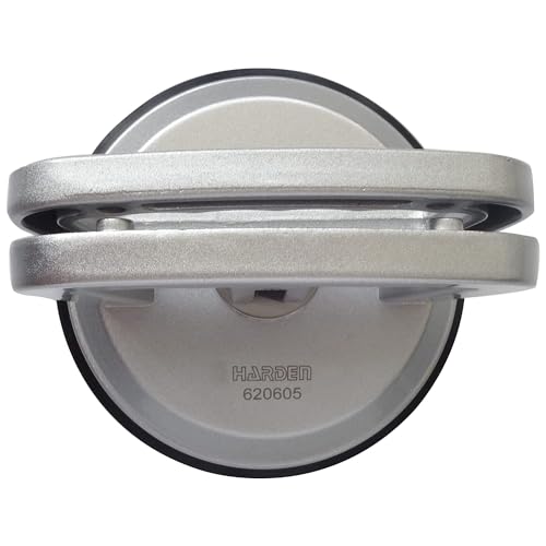 Harden 11.8cm Aluminium Professional Vacuum Suction Plate Cups Holder, Single Claw Head Cup Suction Glass Lifter Puller - 620605 - Image 1