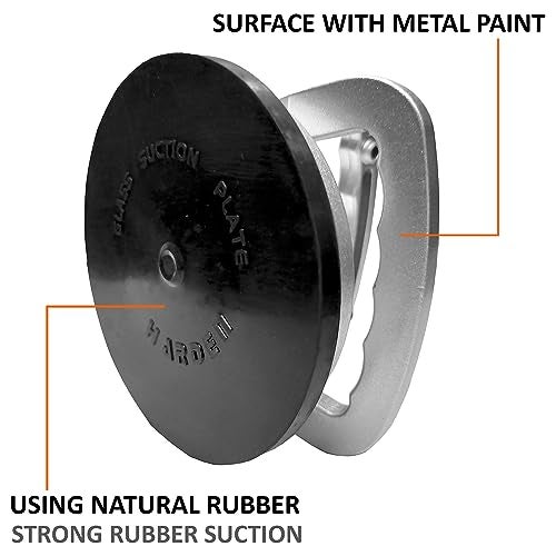 Harden 11.8cm Aluminium Professional Vacuum Suction Plate Cups Holder, Single Claw Head Cup Suction Glass Lifter Puller - 620605 - Image 2