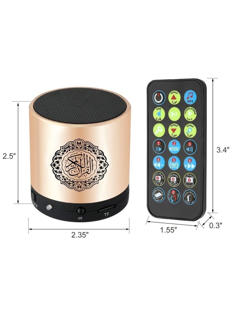ELTRAZONE مكبر صوت محمول للتحكم عن بُعد مكبر صوت القرآن مشغل MP3 8GB TF FM مترجم القرآن كران مكبر صوت قابل لإعادة الشحن عبر USB - Image 5
