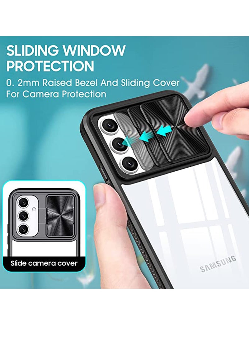 Samsung Galaxy A54 5G Case with Camera Cover,TPU Protective Hard Back&Soft Bumper, Shockproof Upgraded,Galaxy A54 5G Back Cover with Full Body Protection, A54 5G Protector - Image 2