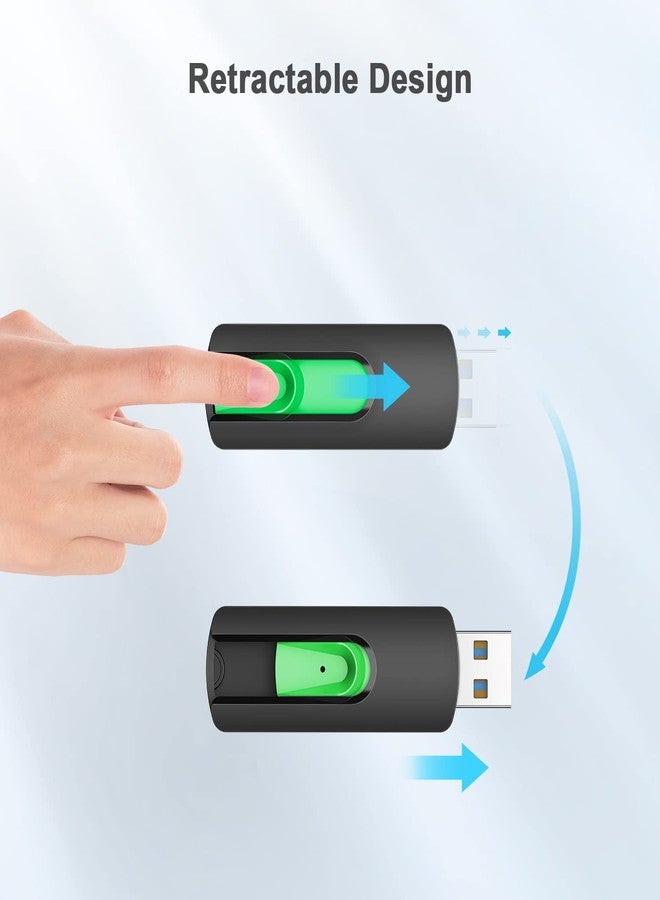 Aiibe 128GB USB Flash Drive USB Drive 128GB USB 3.1 Thumb Drive Memory Stick Zip Drive Backup Jump Drive 128G for PC Laptop - Image 5