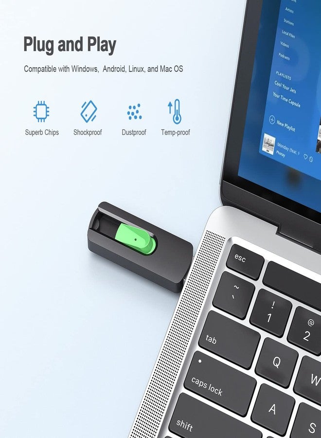 Aiibe 128GB USB Flash Drive USB Drive 128GB USB 3.1 Thumb Drive Memory Stick Zip Drive Backup Jump Drive 128G for PC Laptop - Image 2