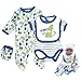 Pedolltree Reborn Baby Dolls Boy Clothes 22 inch 5 pcs Sets Dinosaur Outfit Accessories for 2022 Newborn Baby Dolls Clothing - Image 2
