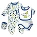 Pedolltree Reborn Baby Dolls Boy Clothes 22 inch 5 pcs Sets Dinosaur Outfit Accessories for 2022 Newborn Baby Dolls Clothing - Image 4