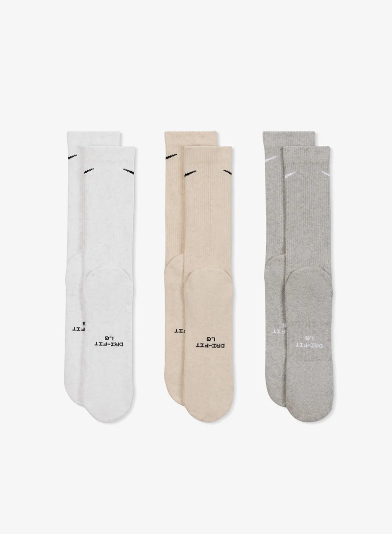 Nike 3-Pack Everyday Elevated Crew Socks