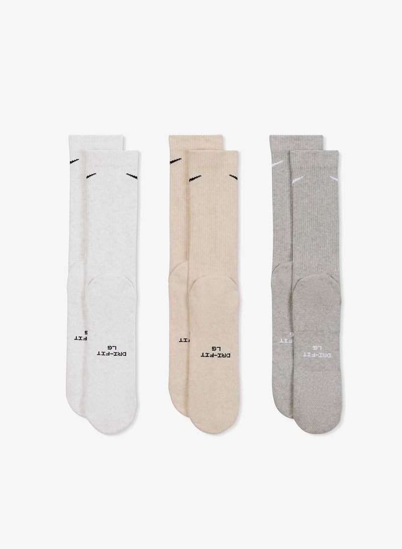 Nike 3-Pack Everyday Elevated Crew Socks - Image 2