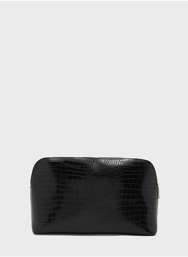 Ted Baker Crocana Croc Detail Debossed Cosmetic Bag