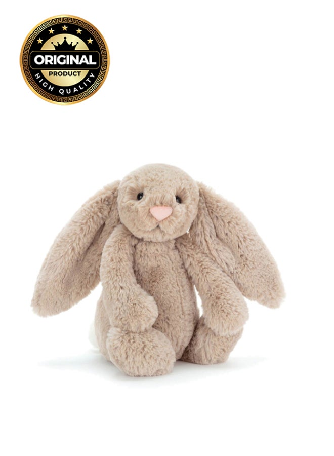 Jellycat Bashful Beige Bunny Plush – Soft Stuffed Toy with Cordy Legs, Cute Valentine’s Gift for Kids & Adults, Collectible Jellycat, 28cm - Image 1