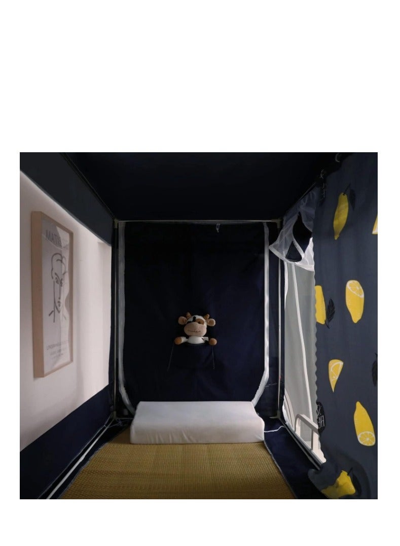 Y&D Bed Canopy Tents Curtain Blackout Curtain Single Bed Tent Curtain Student Shading Cloth Bed Canopy Mosquito Net Student Sleep Privacy Protection - Image 3