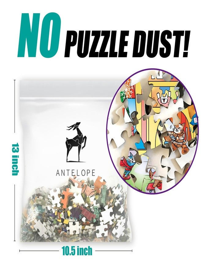 Antelope - 1000 Piece Puzzle for Adults, Time Square Adventure Jigsaw Puzzles 1000 Pieces, High Resolution, Matte Finish, Smooth Edging, No Dust Creative Artistic Puzzle - Image 5