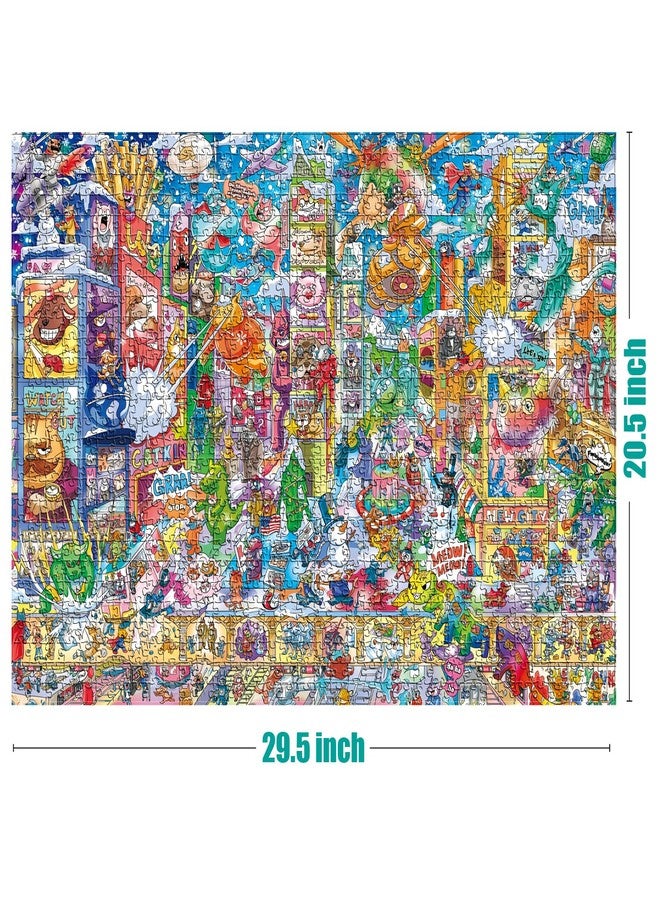 Antelope - 1000 Piece Puzzle for Adults, Time Square Adventure Jigsaw Puzzles 1000 Pieces, High Resolution, Matte Finish, Smooth Edging, No Dust Creative Artistic Puzzle - Image 2