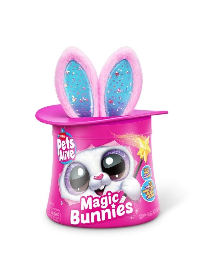 Pets Alive Magic Bunnies (Candy) by ZURU Electronic Plush Unboxing Surprise Interactive Magic Toy - Image 2