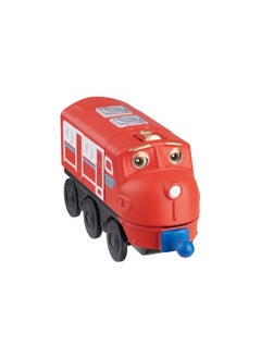 Look Alive Chuggers Single Pack | Wilson | Toy Train with Surprise Motion Feature | Free-Rolling Wheels | 3.75 Inch Scale | Ages 3 and Up, Red