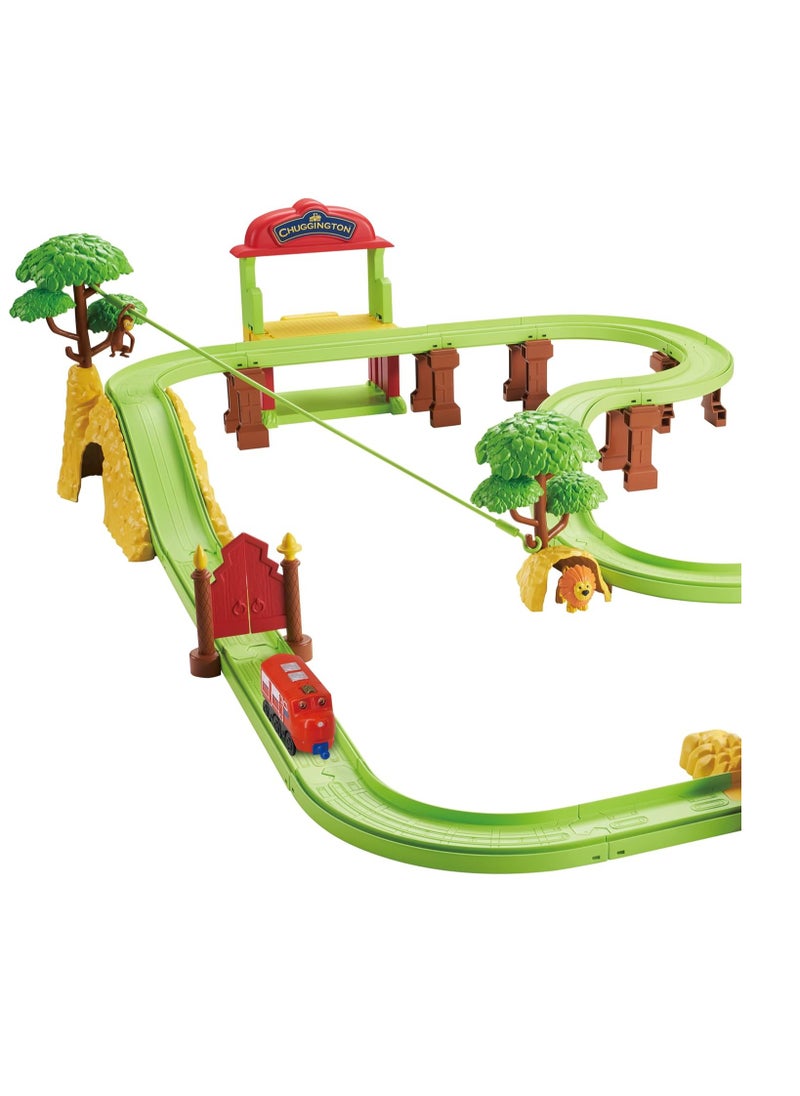 CHUGGINGTON - Look Alive Chuggers Single Pack | Wilson | Toy Train with Surprise Motion Feature | Free-Rolling Wheels | 3.75 Inch Scale | Ages 3 and Up, Red - Image 1
