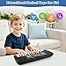TWFRIC Kids Toddler Toy Piano Keyboard 37 Key Pianos for Kid Music Toys Instruments with Microphone Unlock Musical Fun Perfect Birthday for 38 Year Old Black - Image 4