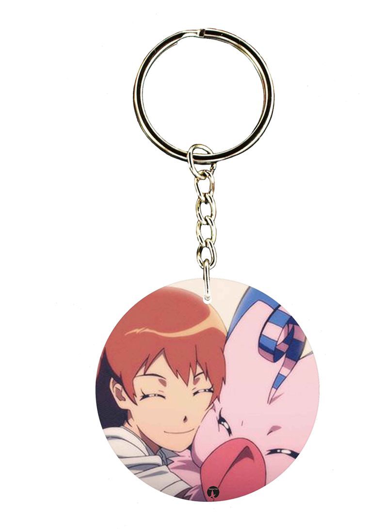 RKN The Anime Digimon Double Side Printed Keychain