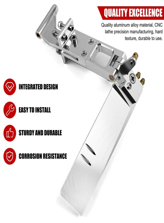 EVTSCAN 0.2in Flexible Shaft with Bracket Set 4.3in Integrated Rudder Assembly RC Boat Parts - Image 5