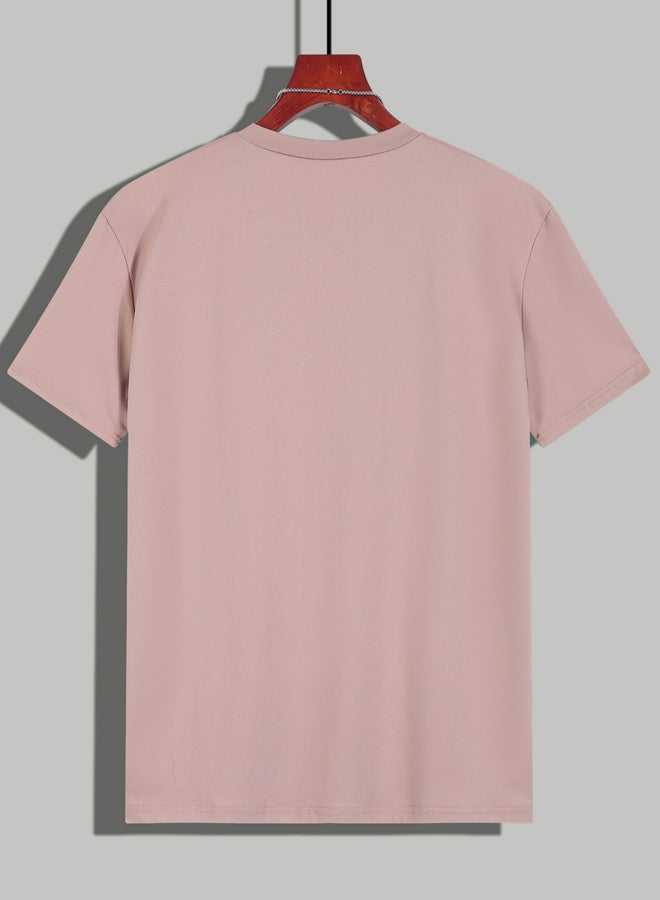 Take Two Men Letter Print Round Neck T-Shirt and Shorts Co-Ords - Image 4